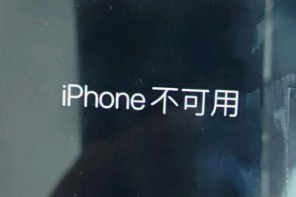 泉港苹果服务网点分享锁屏界面显示“iPhone 不可用”如何解决 