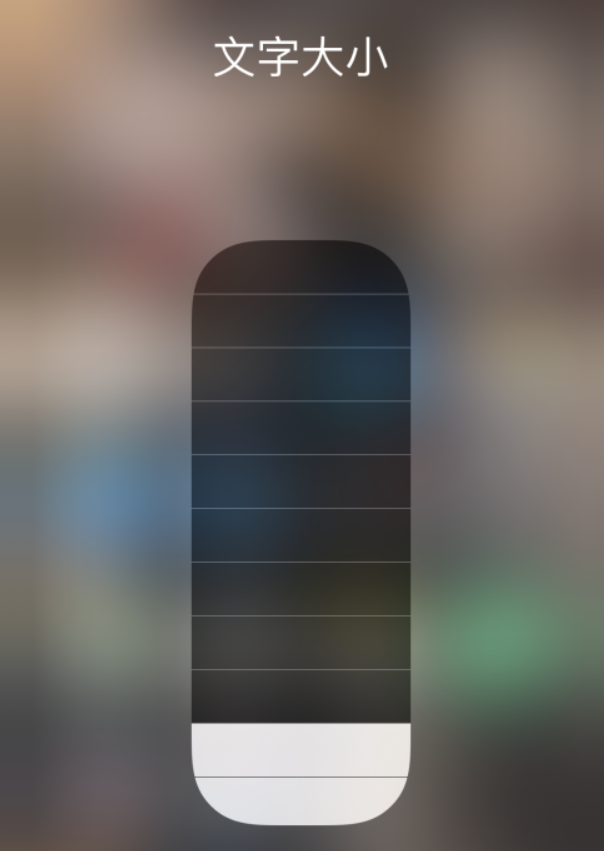 泉港苹果手机维修分享小技巧：在 iPhone 控制中心快速调节字体大小 